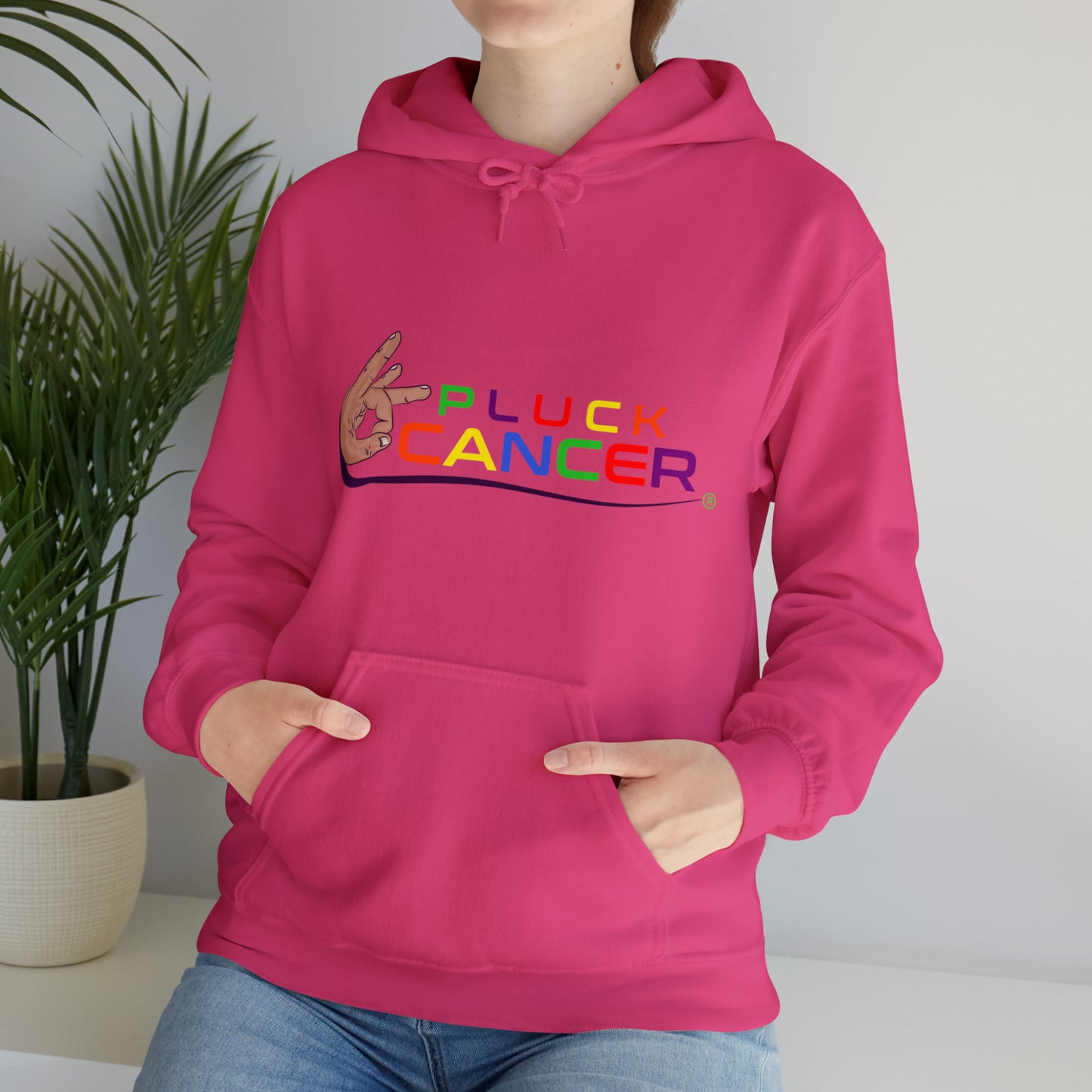 Pluck Cancer Women's Heavy Blend Hooded Sweatshirt