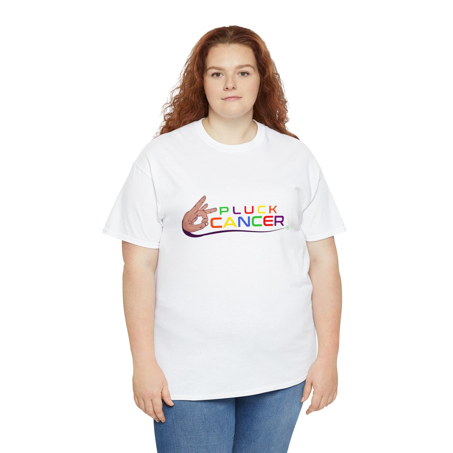 Pluck Cancer Women's Cotton T-Shirt - White