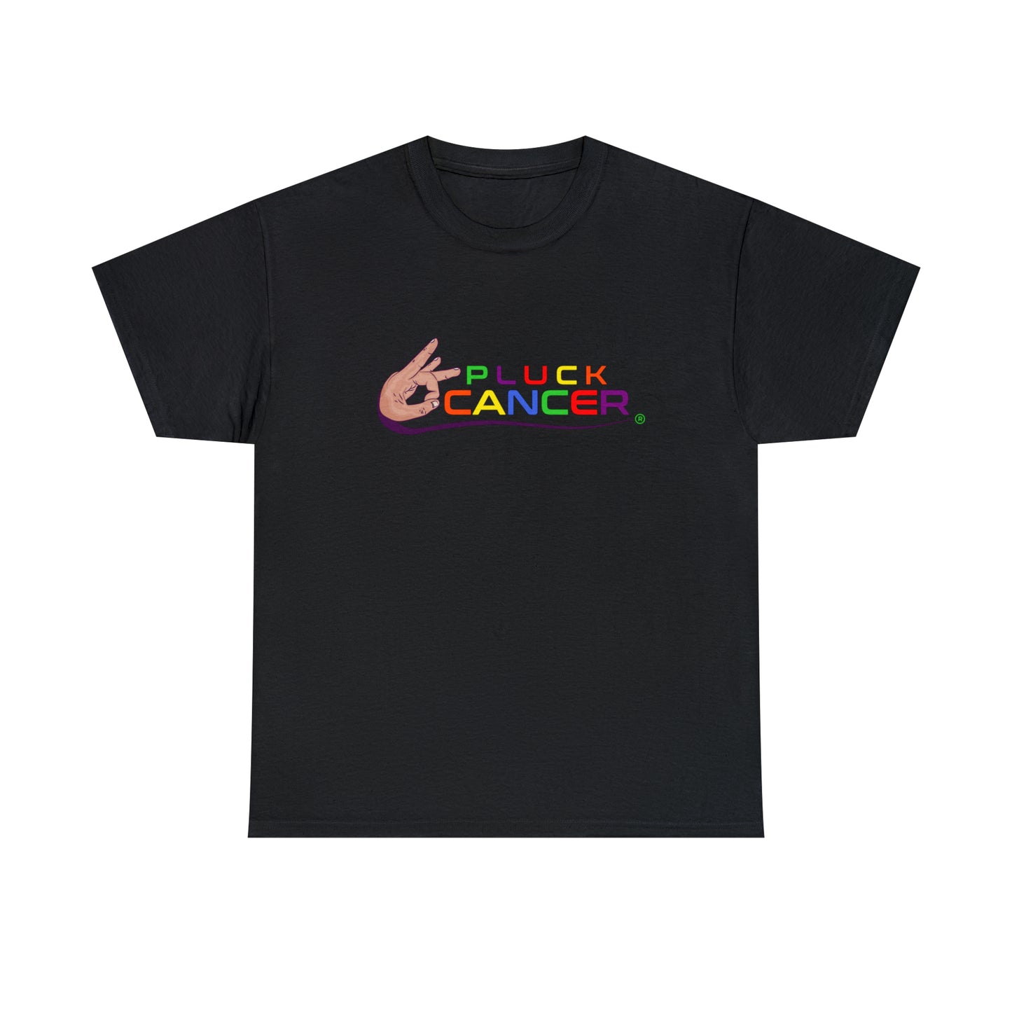 Pluck Cancer Women's Cotton T-Shirt - Black