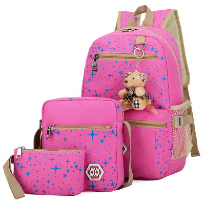 School Bags For Girls/ Women Backpack School Bags Star Set