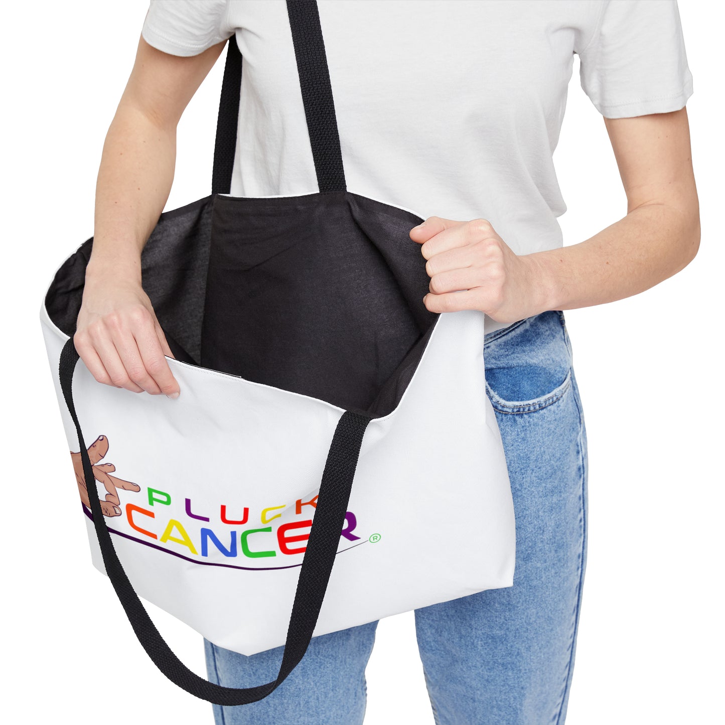 Weekender Tote Bag-"PLUCK CANCER"