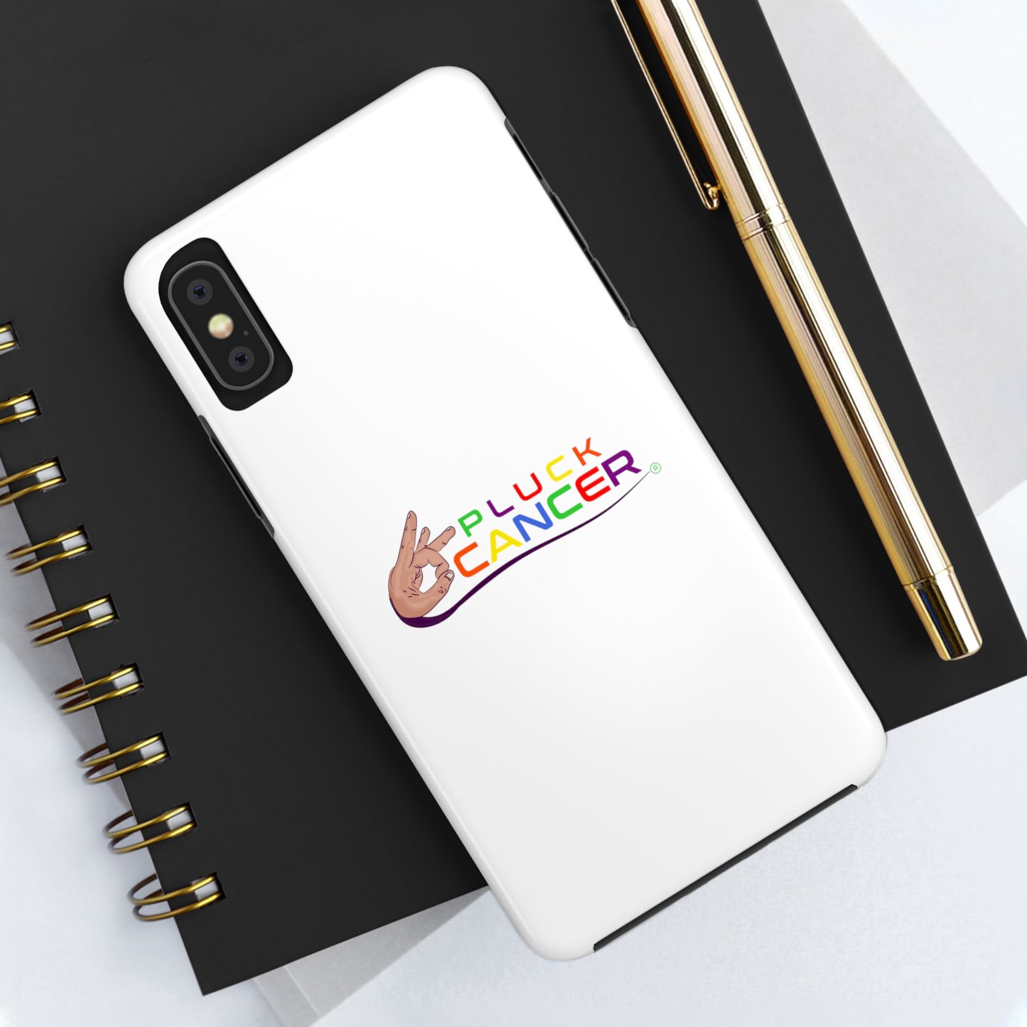 Tough Phone Cases- "PLUCK CANCER!"