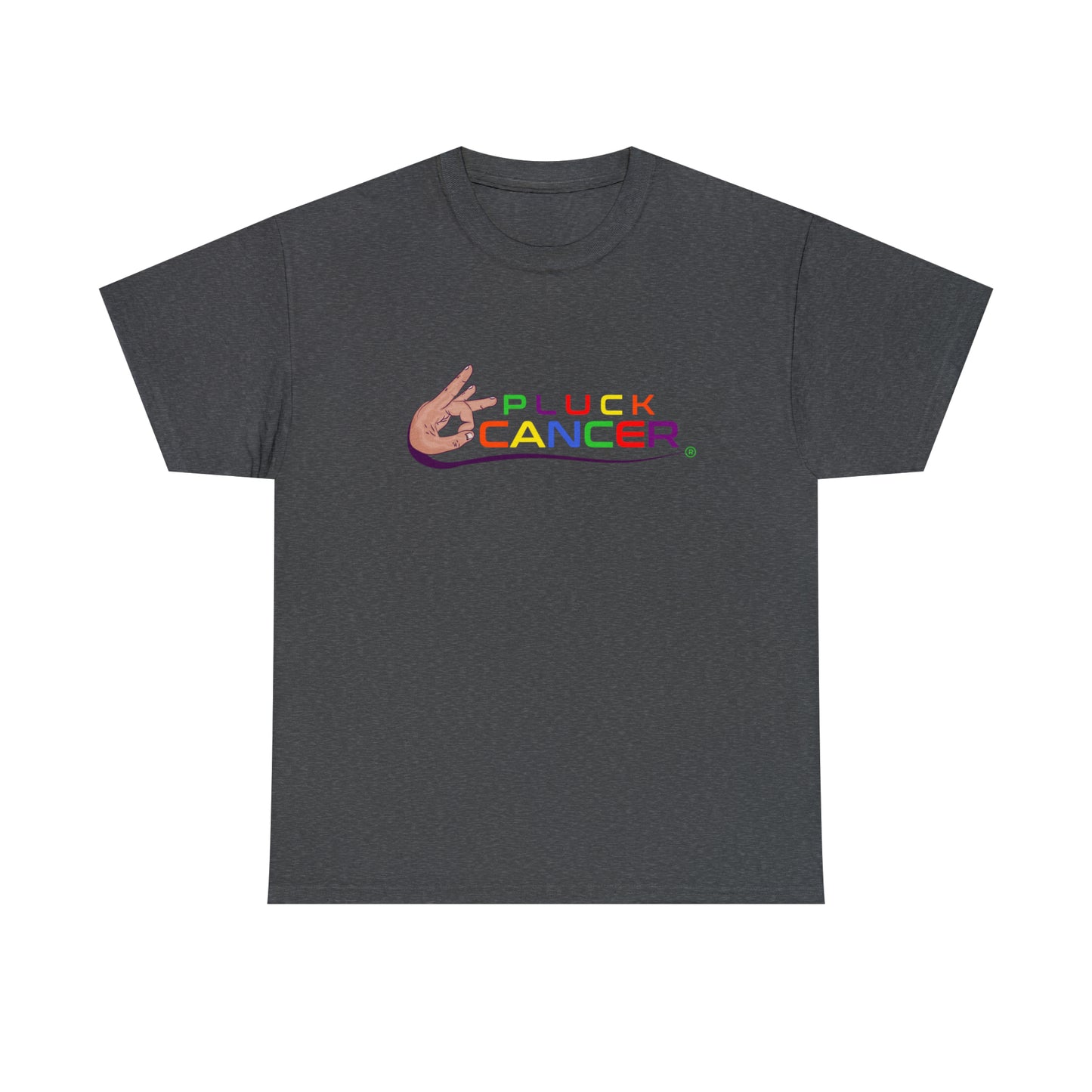 Pluck Cancer Women's Cotton T-Shirt - Dark Heather