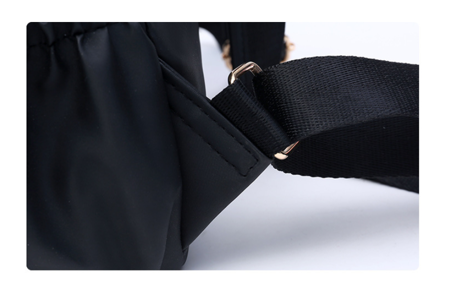 Waterproof Oxford Backpack Women's Black School Bags