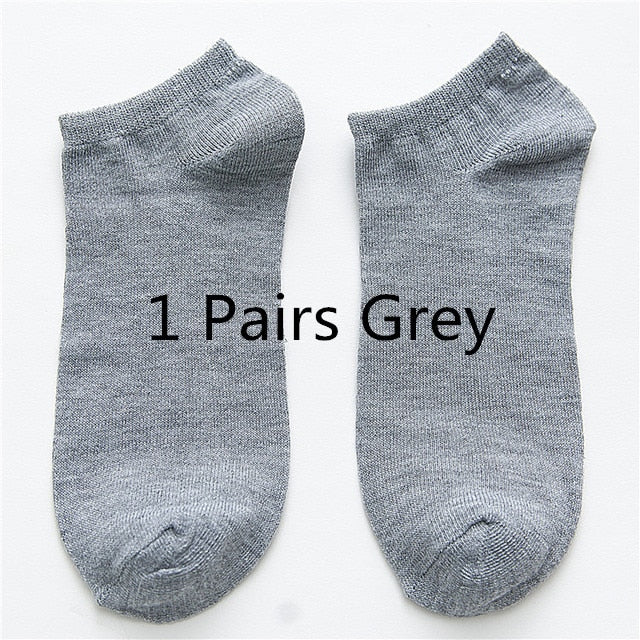 Wholesale 10 Pair Unisex Women and Men Socks Breathable Sports socks Solid Color Boat socks Comfortable Cotton Ankle Socks White