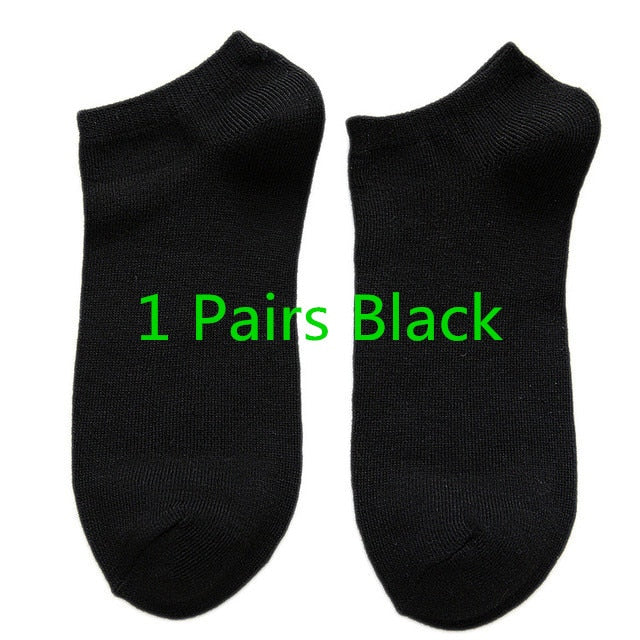 Wholesale 10 Pair Unisex Women and Men Socks Breathable Sports socks Solid Color Boat socks Comfortable Cotton Ankle Socks White