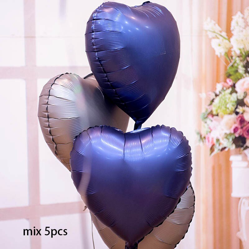 Gold Silver Metal Latex Balloons 18 30 40 50 60 70 Years Number Happy Birthday Anniversary Party Decor Adult Foil Balloon Gift