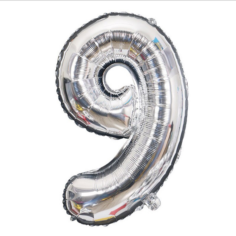 Gold Silver Metal Latex Balloons 18 30 40 50 60 70 Years Number Happy Birthday Anniversary Party Decor Adult Foil Balloon Gift