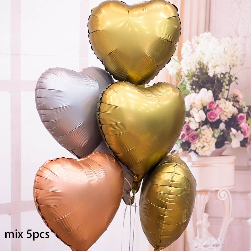 Gold Silver Metal Latex Balloons 18 30 40 50 60 70 Years Number Happy Birthday Anniversary Party Decor Adult Foil Balloon Gift