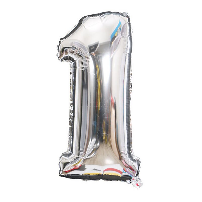 Gold Silver Metal Latex Balloons 18 30 40 50 60 70 Years Number Happy Birthday Anniversary Party Decor Adult Foil Balloon Gift