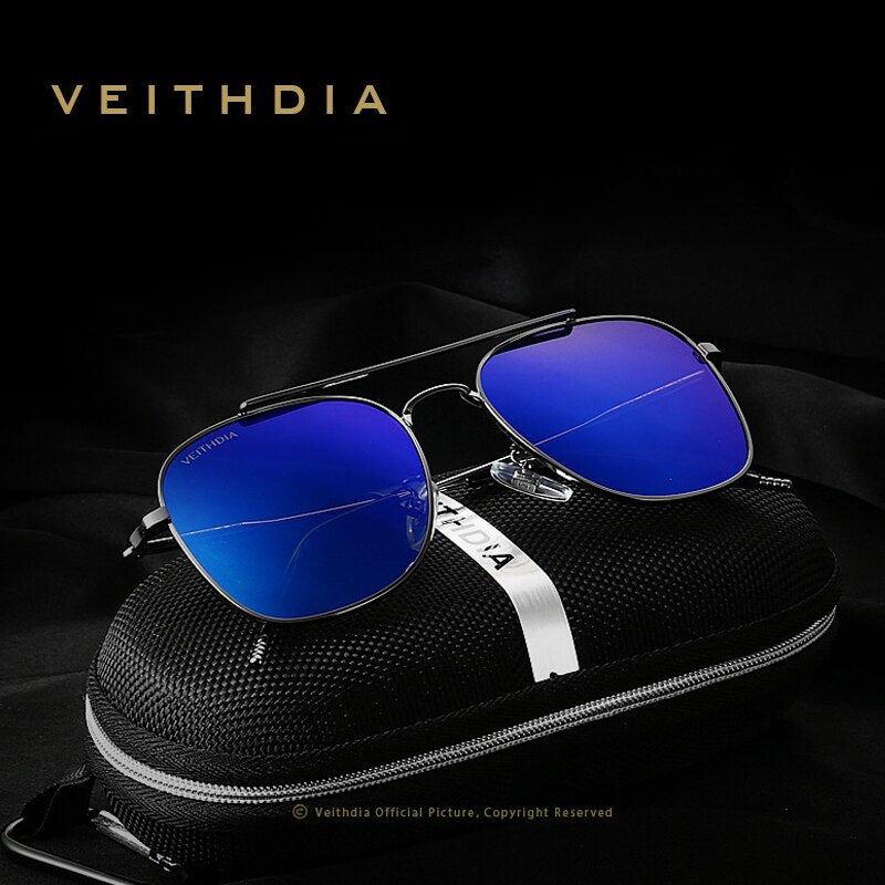 VEITHDIA Brand Designer Men Sunglasses Fashion Luxury Vintage Women Sun Glasses Polarized UV400 Eyewear For Male Female 3820