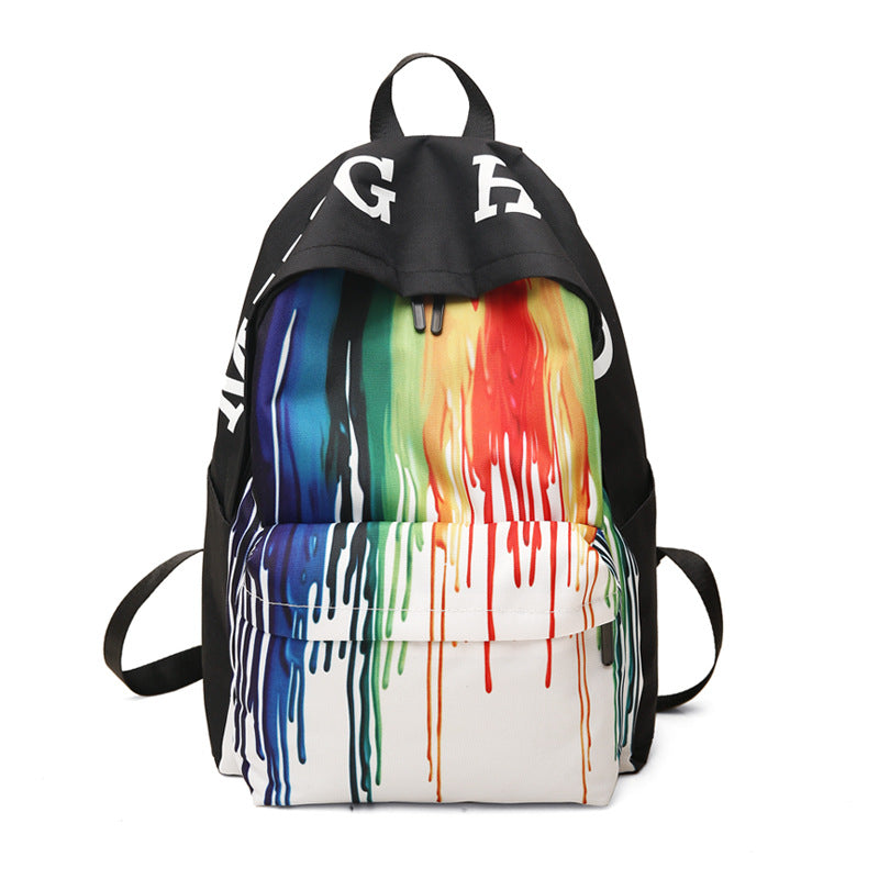 Rainbow LGBTQ School Backpack/Bag Canvas