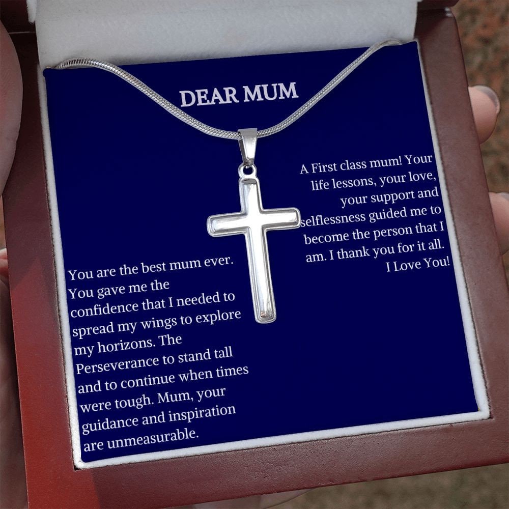 Stainless Cross Necklace | Faith Necklace | Cross Pendant | Christian Necklace For Mum | Cross Necklace Woman | Cross Jewelry for Mum