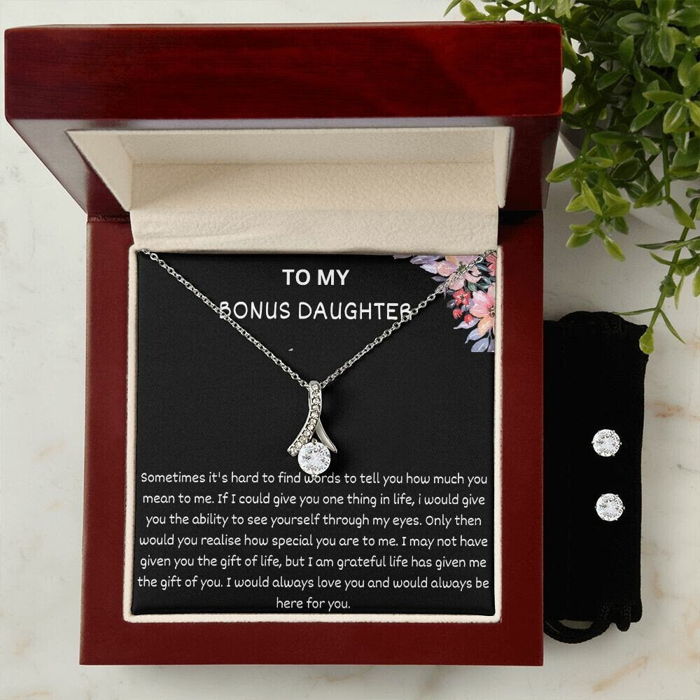 Alluring Beauty Necklace | Gift From Dad | Gift From Mom | Daughters Gift | Modern Gift | Birthday Gift | Graduation Gift For Daughter