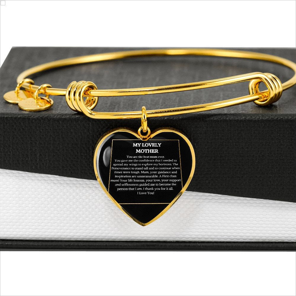 Heart Bangle | Anniversary Gift | Custom Heart Bracelet | Gift For Her | Personalized Bracelets | Mothers Day Gift | Unique Jewelry