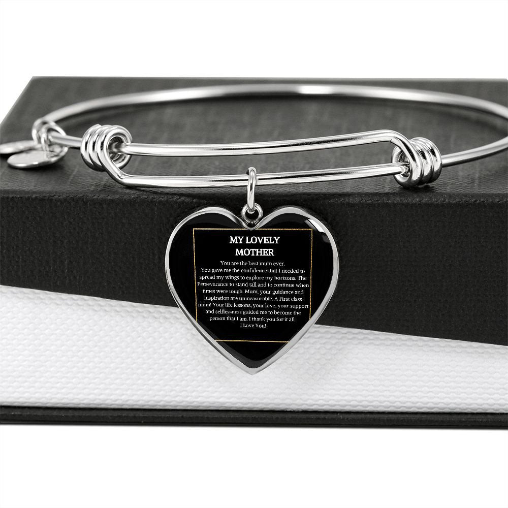 Heart Bangle | Anniversary Gift | Custom Heart Bracelet | Gift For Her | Personalized Bracelets | Mothers Day Gift | Unique Jewelry