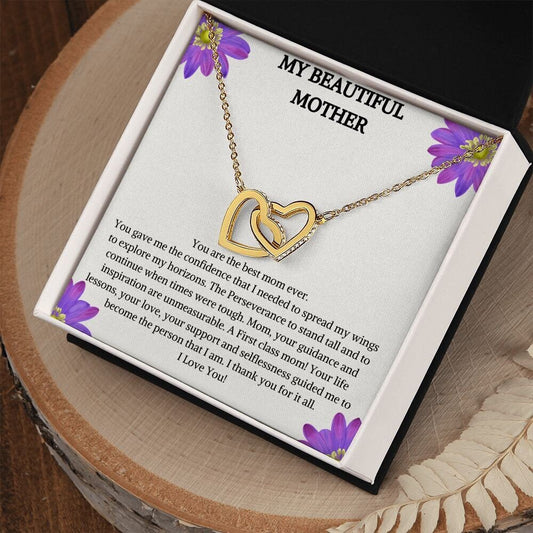 Interlocking Heart Necklace | Heart Pendant | Anniversary Gift | Double Heart Necklace | Birthday Gift | Twin Heart Necklace | Gift for Her